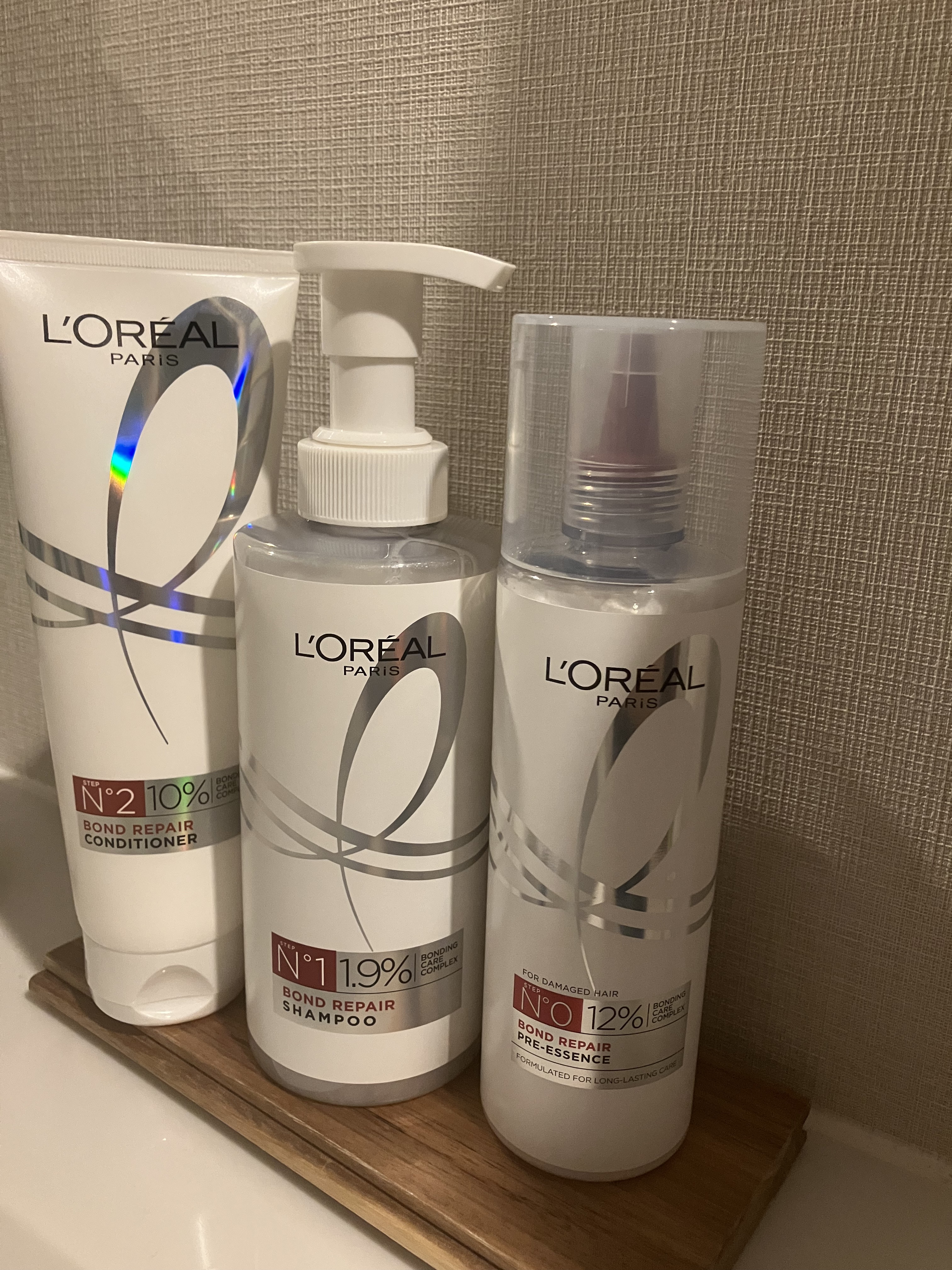 ロレアル パリ ボンド リペア シャンプー／コンディショナー/ロレアル パリ/市販シャンプーを使ったクチコミ（1枚目）
