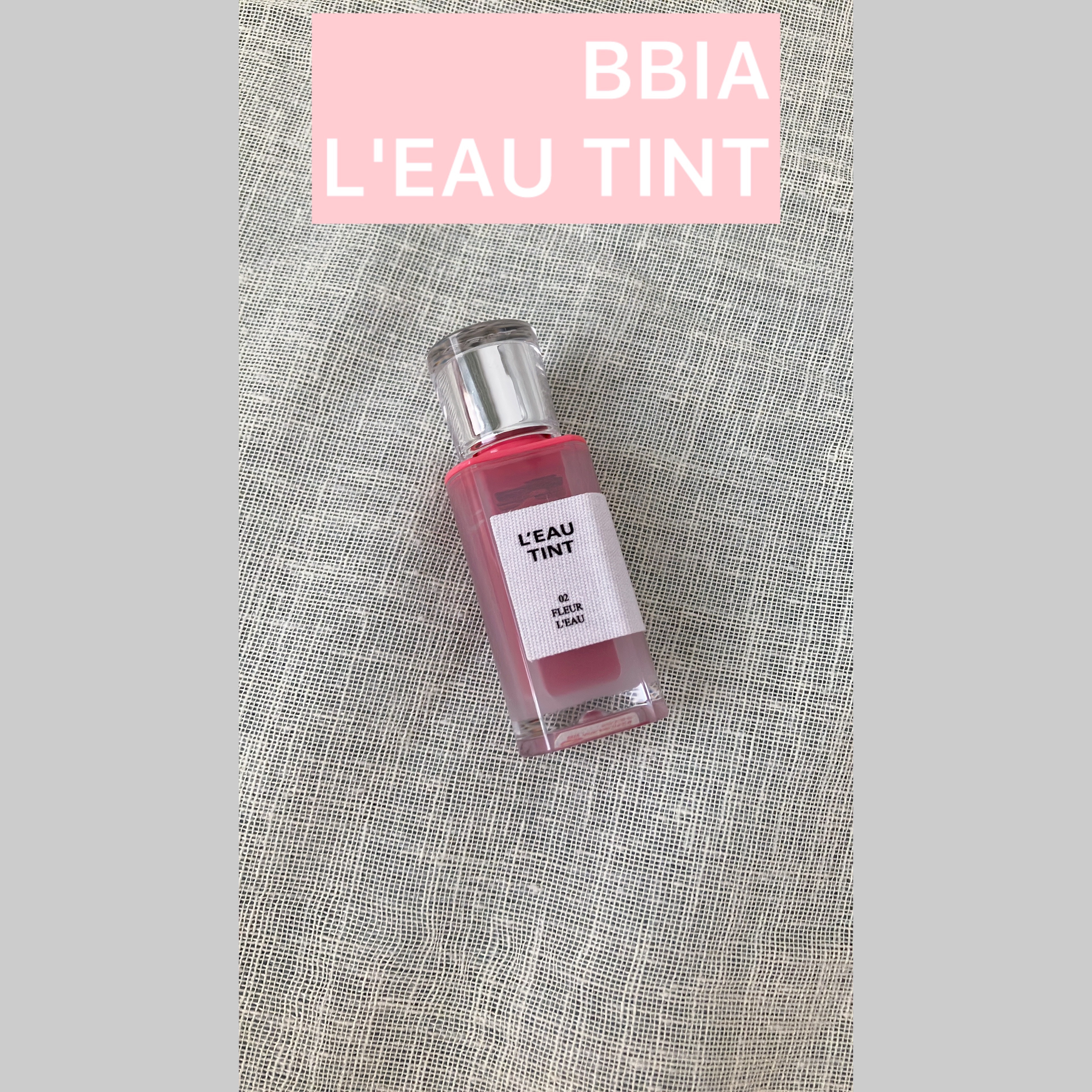 ローティント 02 フルール・ロー/BBIA/リップティントを使ったクチコミ（1枚目）