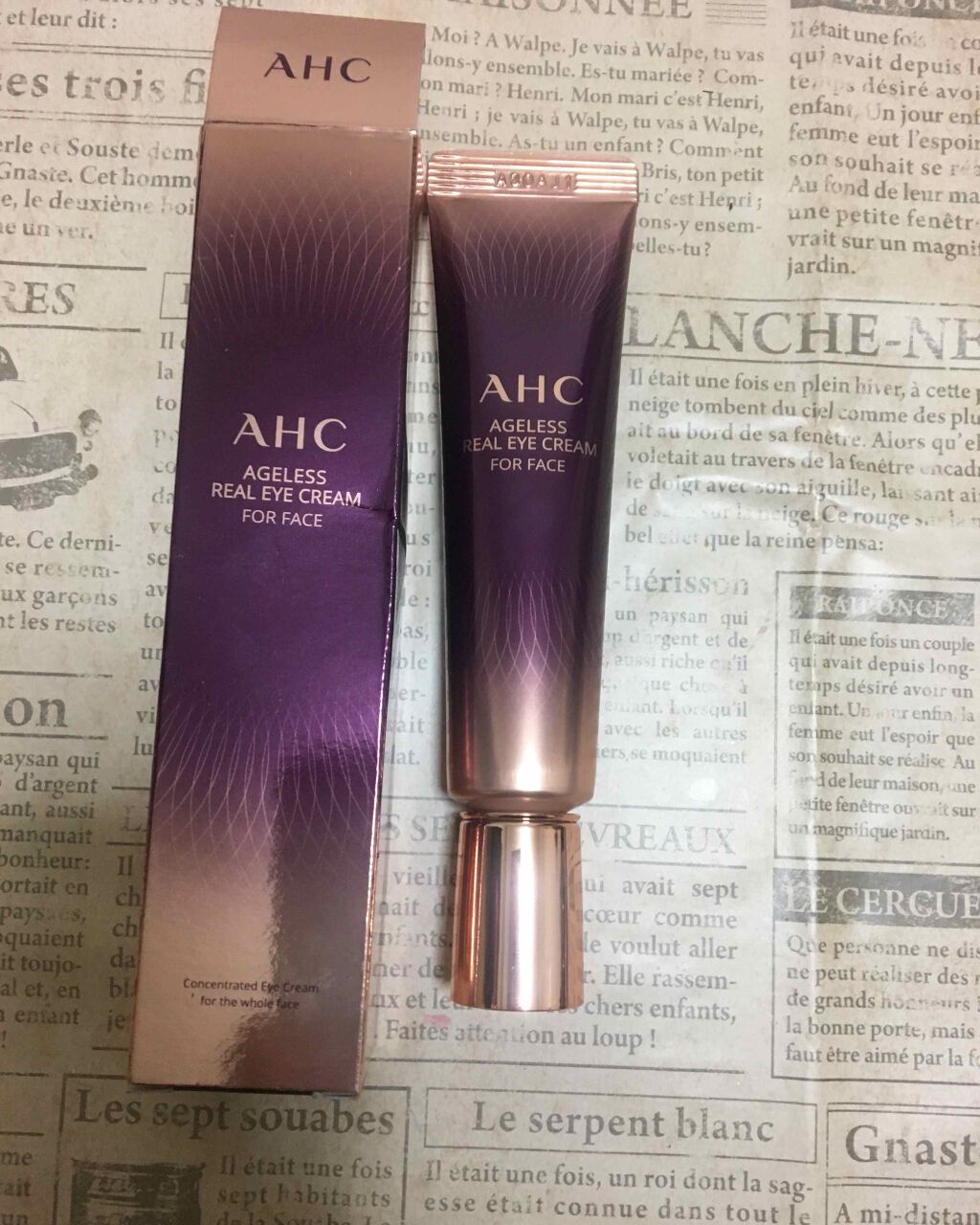 エイジレス リアル アイクリーム フォーフェイス/AHC/アイケア・アイクリームを使ったクチコミ（1枚目）