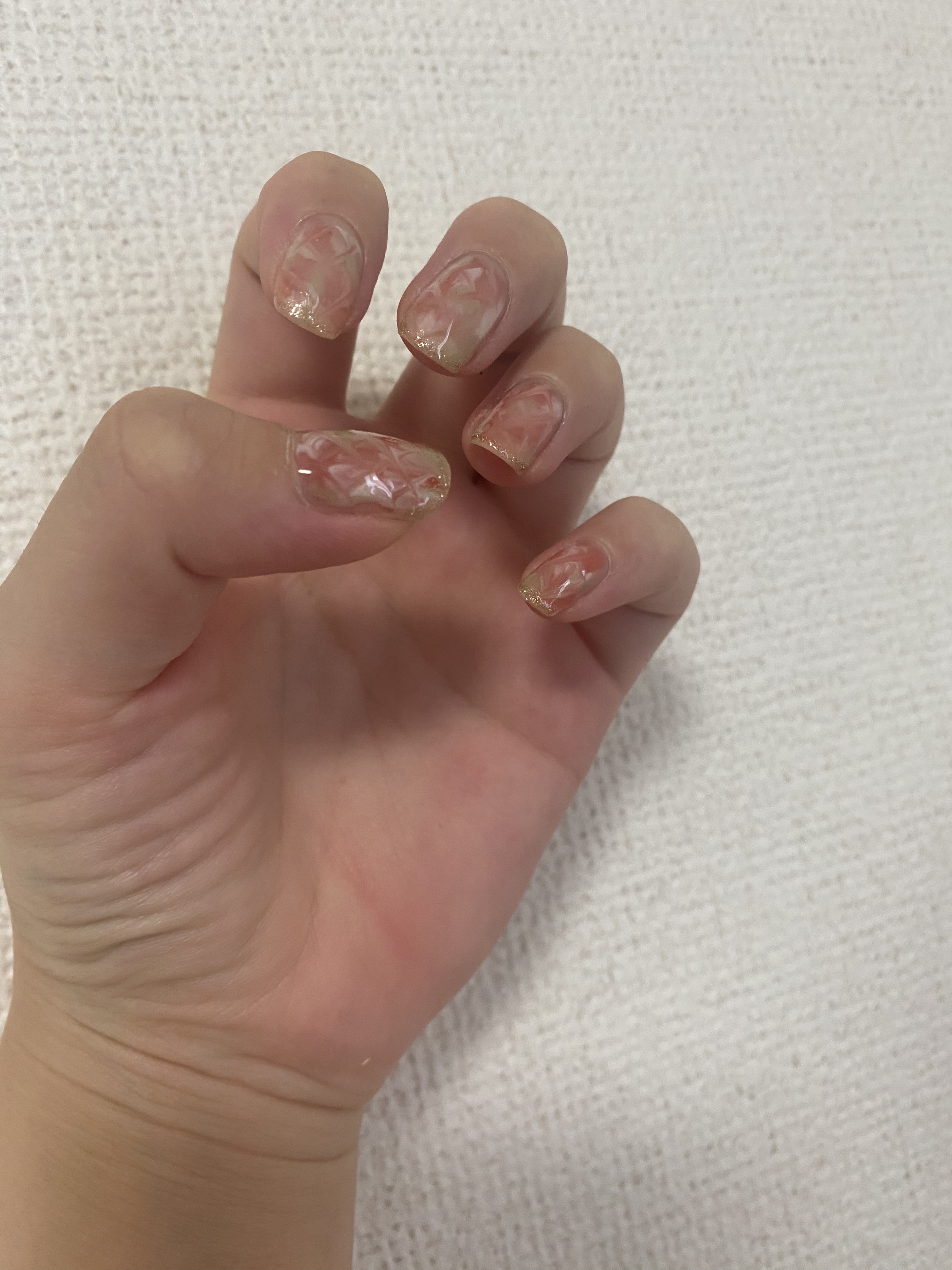 ウィークリージェル NE-16  スターダスト(Stardust) /HOMEI/ジェルネイルを使ったクチコミ（3枚目）