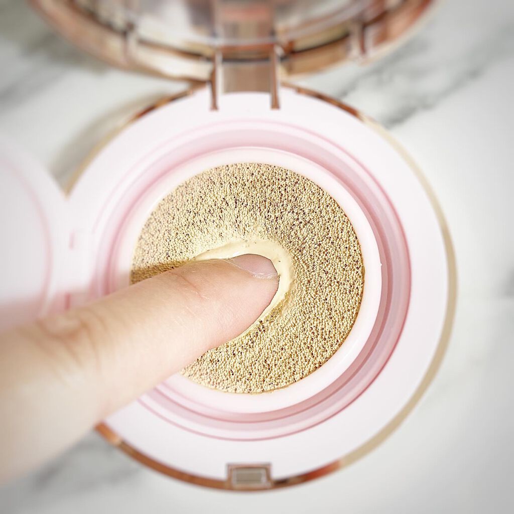 ピンクティーツリーカバークッション/APLIN/クッションファンデーションを使ったクチコミ(9枚目)