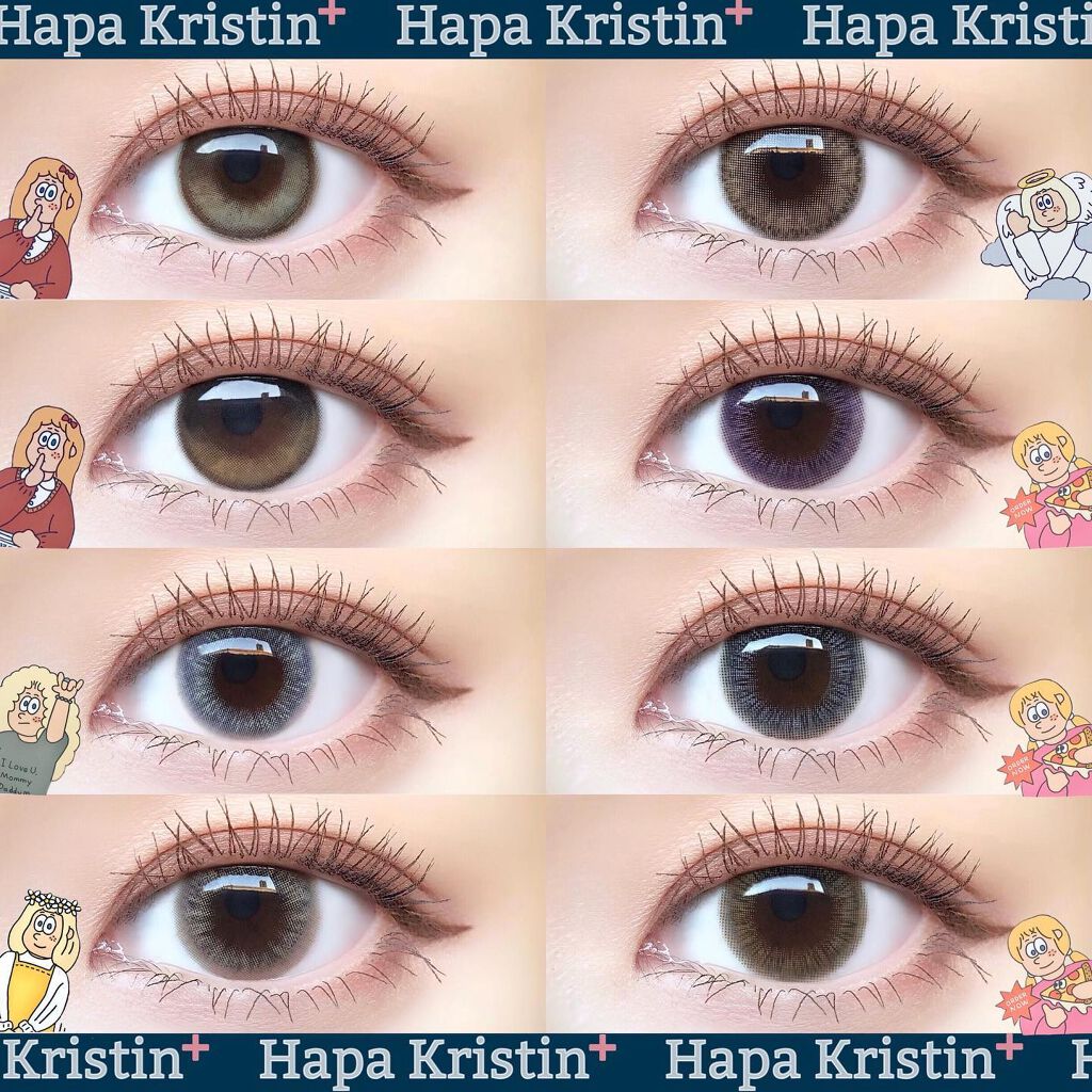 Peaceful Kristen ヘーゼル/Hapa kristin/カラーコンタクトレンズを使ったクチコミ（1枚目）