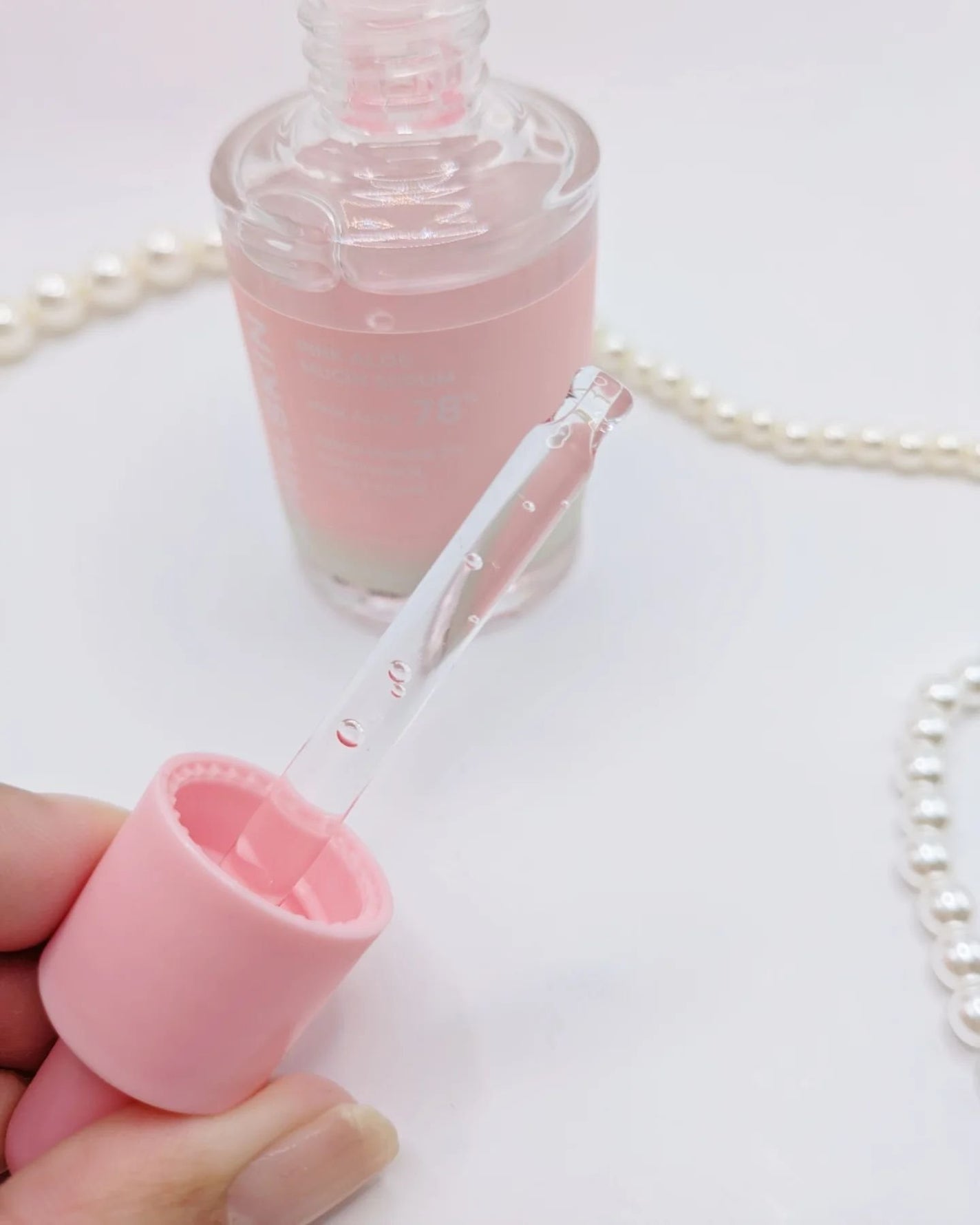 ピンクアロエムチンセラム/APRILSKIN/美容液を使ったクチコミ(2枚目)