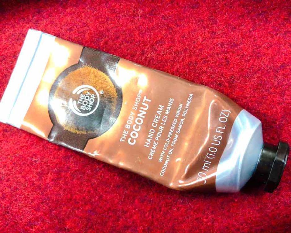 ハンドクリーム ココナッツ/THE BODY SHOP/ハンドクリームを使ったクチコミ(1枚目)