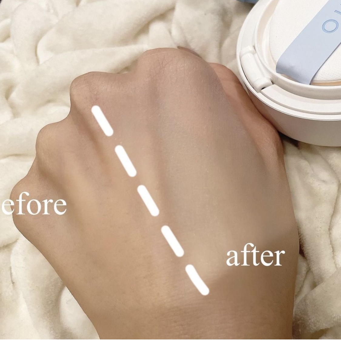 アルティメットフィット トーンアップデニムクッション/OHUI/クッションファンデーションを使ったクチコミ（2枚目）