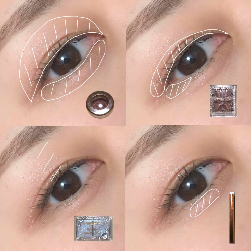 セレクト アイカラー Ｎ/ESPRIQUE/単色アイシャドウを使ったクチコミ（3枚目）