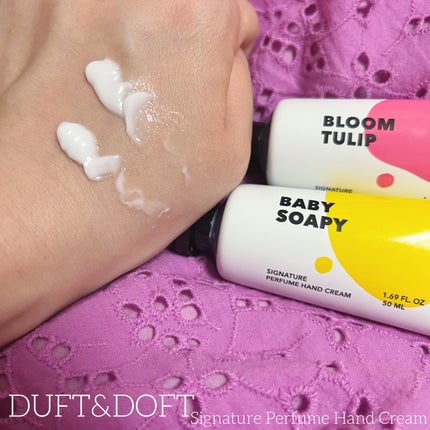 シグネチャーパフュームハンドクリーム ベビーソーピー/DUFT&DOFT/ハンドクリームを使ったクチコミ(4枚目)