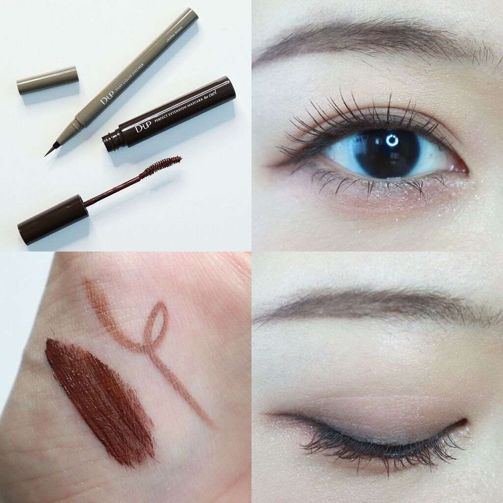 DUPから新色リキッドアイライナー、シフォンブラウンが発売されました！

#DUP
シルキーリキッドアイライナーWP
シフォンブラウン
1,300円+税
2021年10月22日発売

2色発売され、1色は限定カラーです。今回ご紹介するシフォ