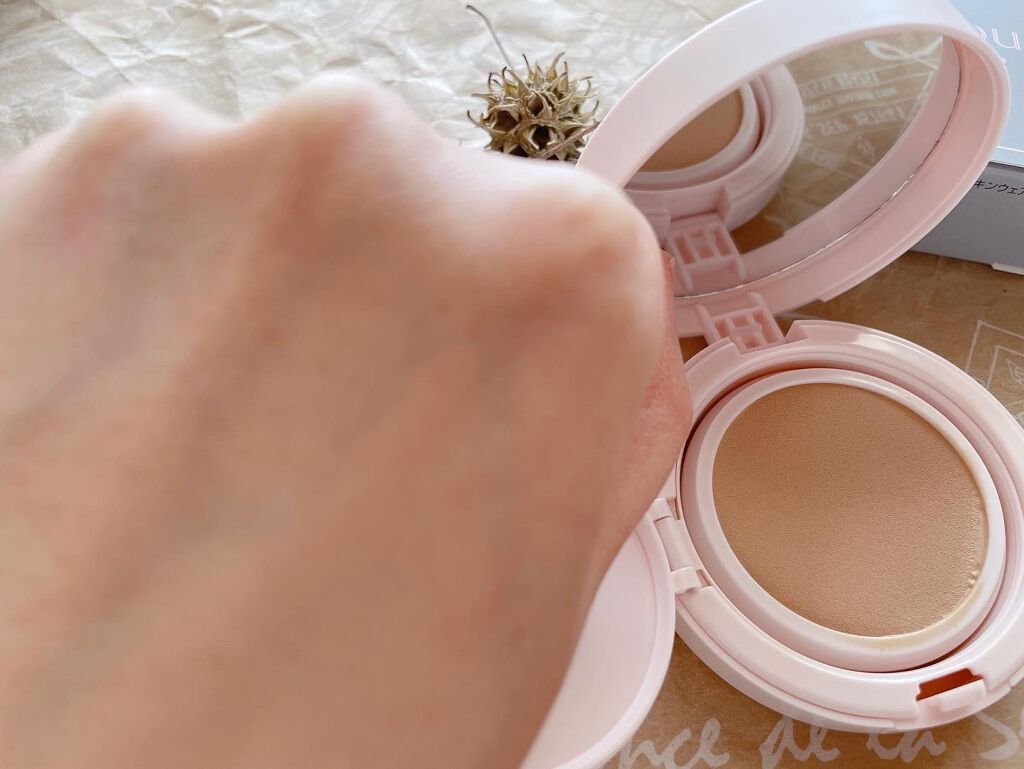 アクアリースキンウェア/ESPRIQUE/クッションファンデーションを使ったクチコミ(4枚目)