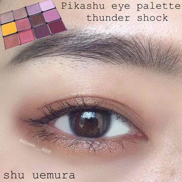 ピカシュウ アイ パレット‐サンダーショック/shu uemura/パウダーアイシャドウを使ったクチコミ（2枚目）