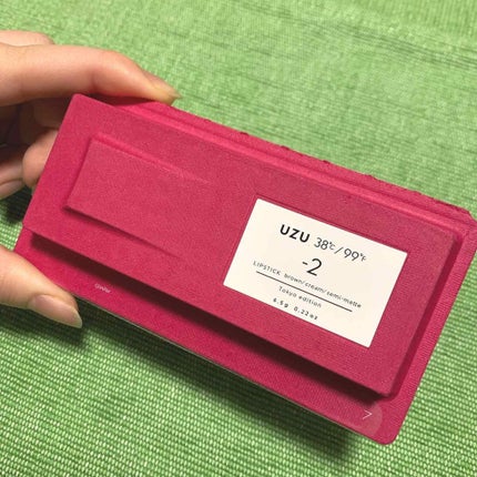 38°C / 99°F Lipstick <TOKYO>/UZU BY FLOWFUSHI/口紅を使ったクチコミ(2枚目)