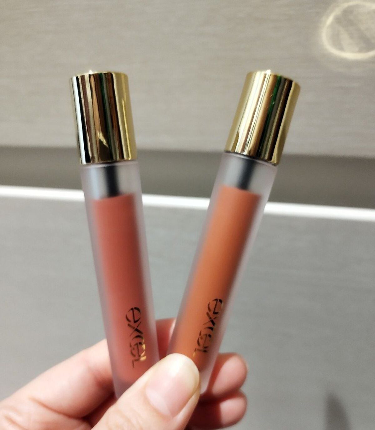 リップベルベティスト/excel/口紅を使ったクチコミ(2枚目)