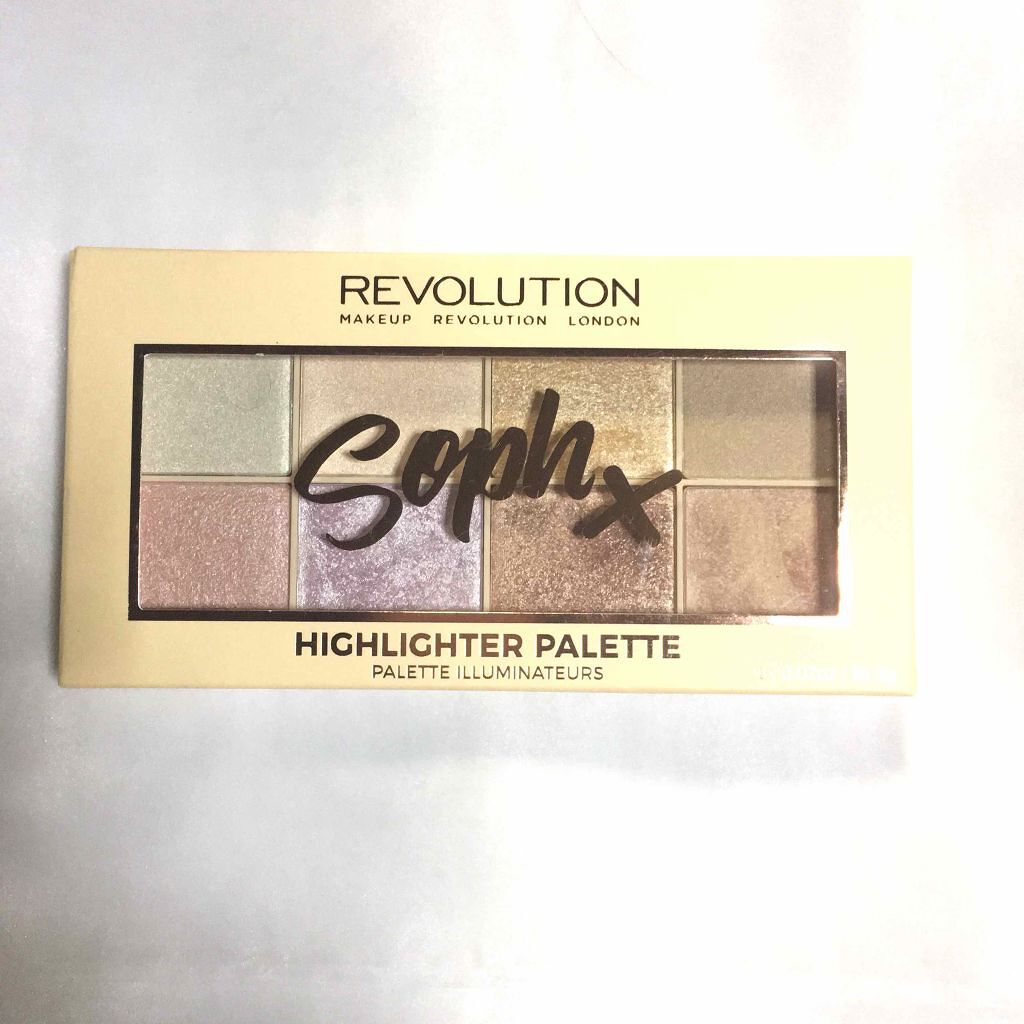 Revolution Soph Highlighter Palette/MAKEUP REVOLUTION/パウダーハイライトを使ったクチコミ(1枚目)