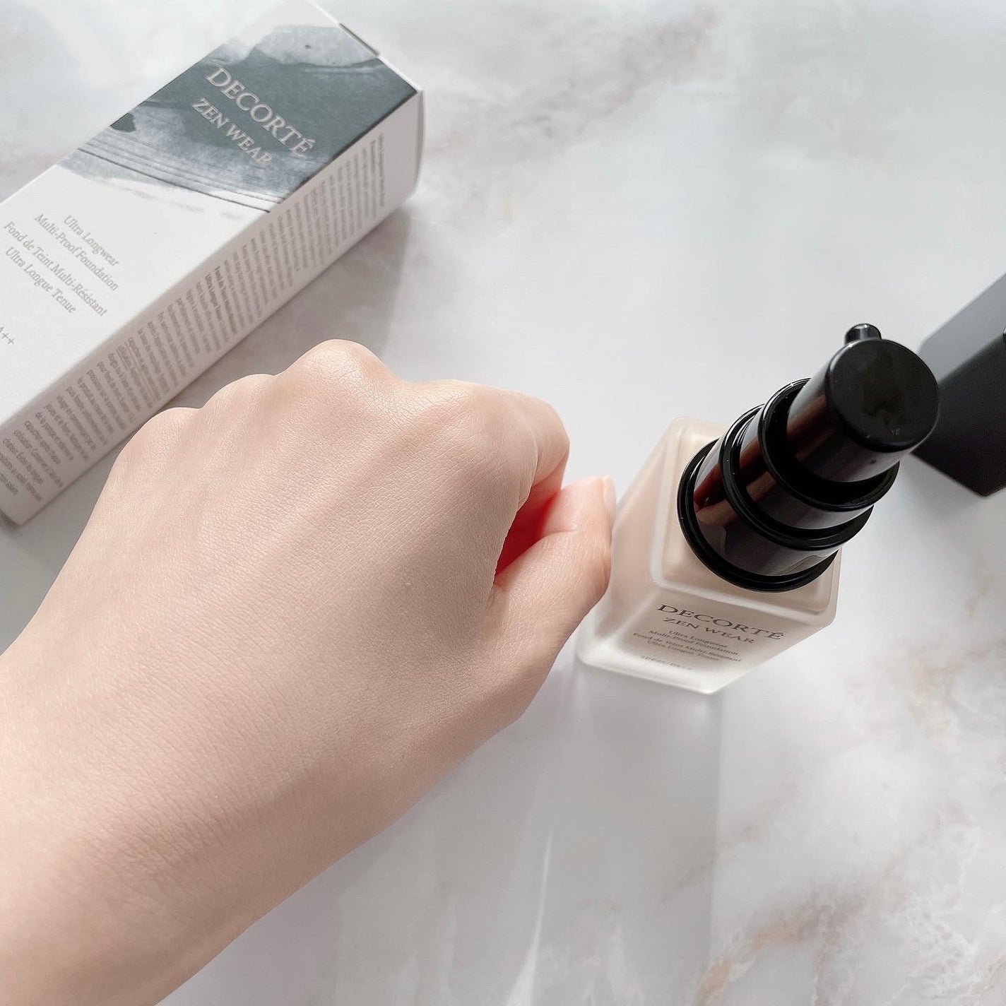 ゼン ウェア フルイド/DECORTÉ/リキッドファンデーションを使ったクチコミ(5枚目)