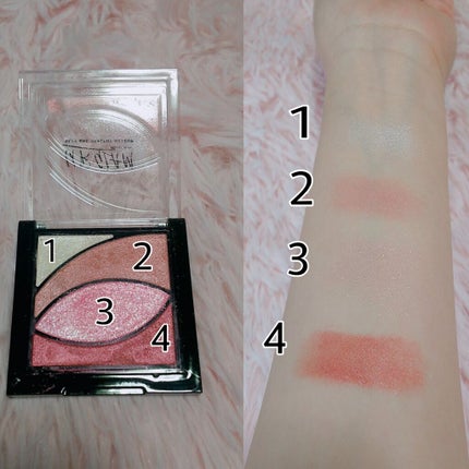 UR GLAM VELVET EYE COLOR PALETTE/U R GLAM/アイシャドウパレットを使ったクチコミ(2枚目)