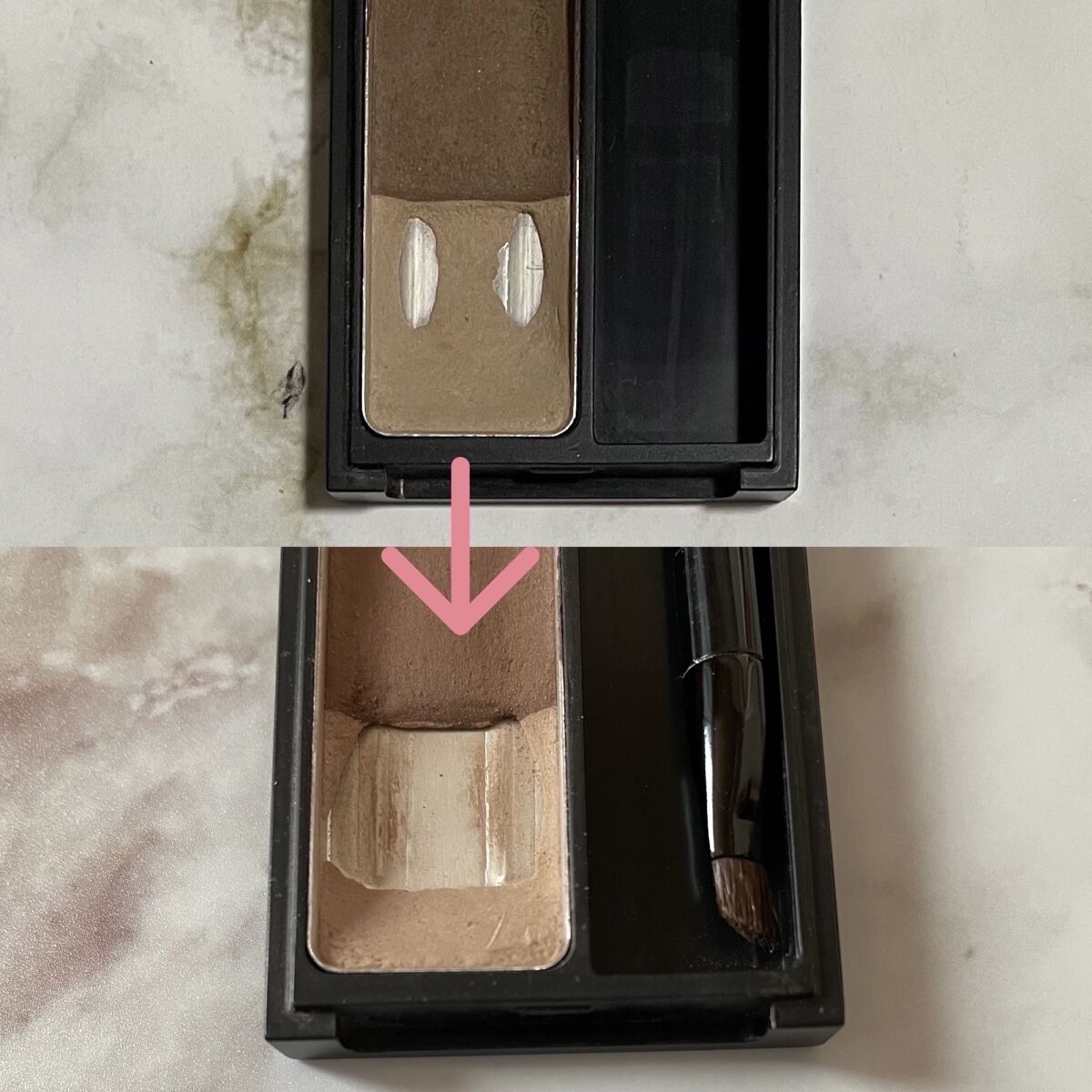 【旧品】パーフェクトスタイリストアイズ/キャンメイク/アイシャドウパレットを使ったクチコミ（3枚目）