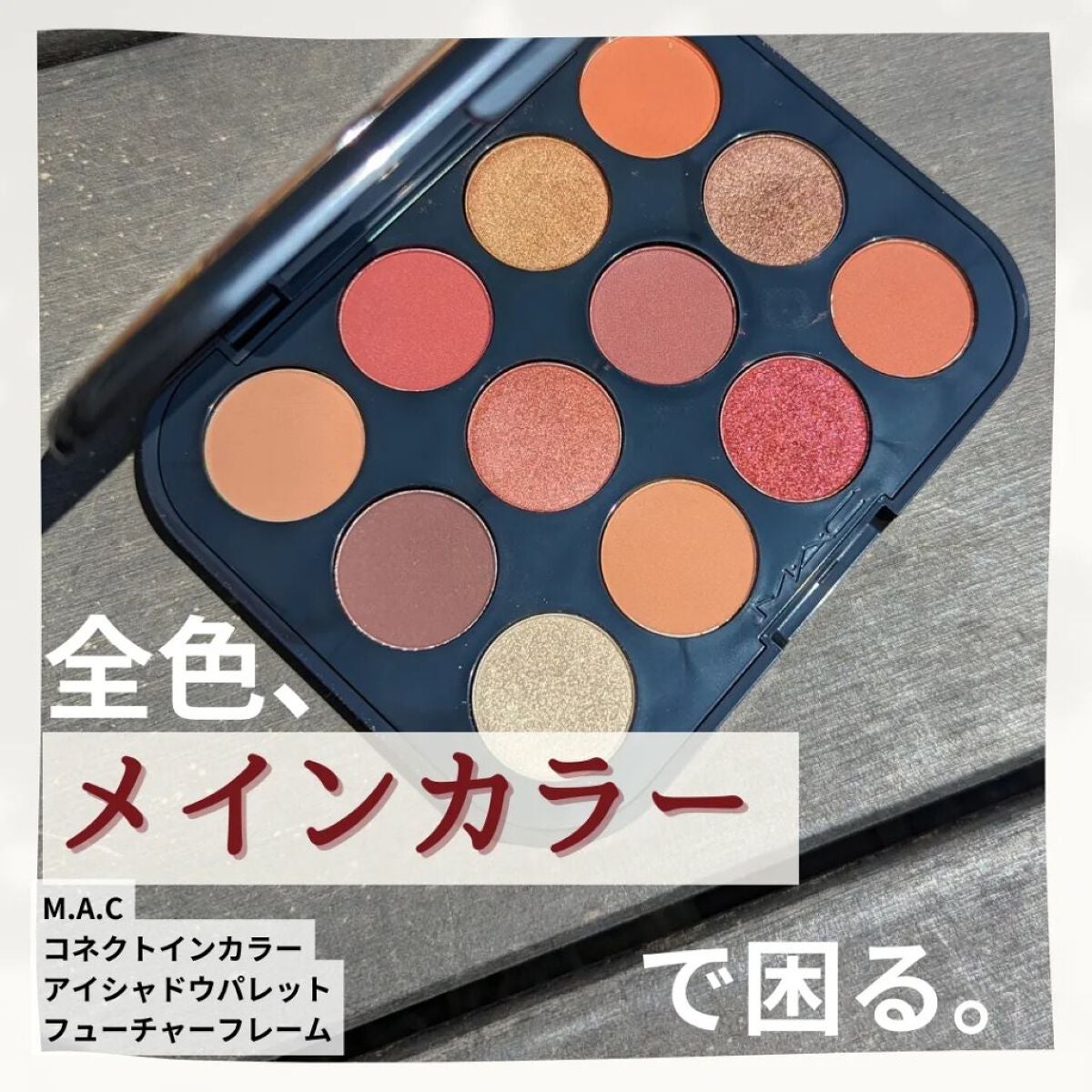 コネクト イン カラー アイシャドウ パレット × 12/M・A・C/アイシャドウパレットを使ったクチコミ(1枚目)