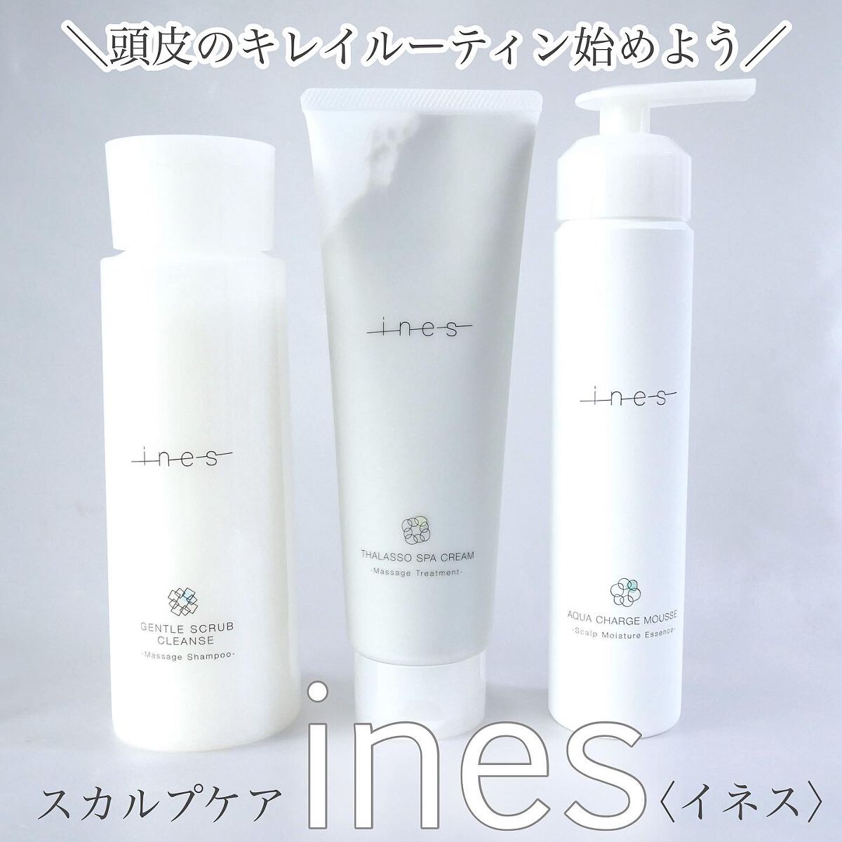 アクア チャージ ムース/ines/頭皮ローションを使ったクチコミ（1枚目）
