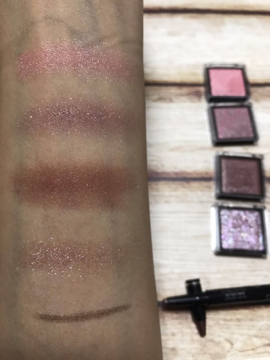 ドラマティックアイカラー (パウダー)/(クリーム)/マキアージュ/アイシャドウパレットを使ったクチコミ（2枚目）