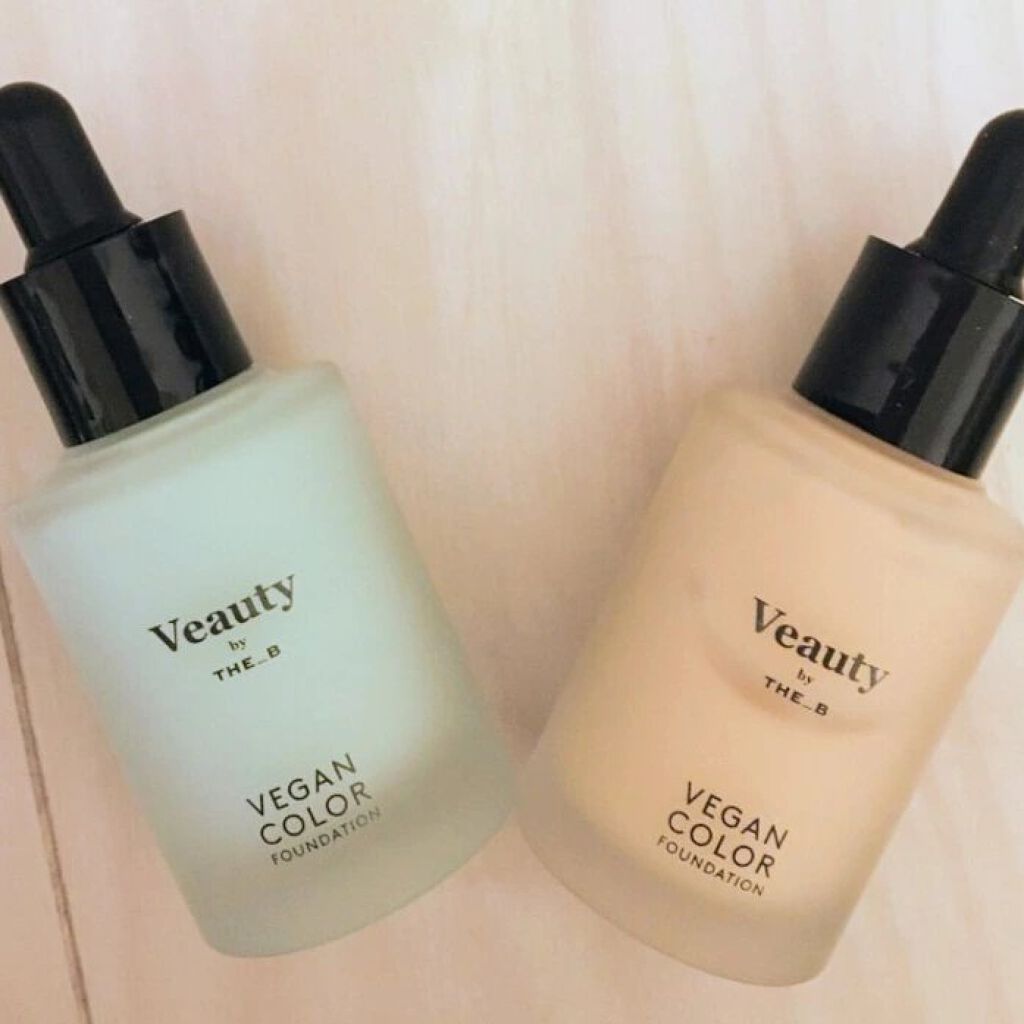 ヴィーガン カラーファンデーション オレンジ/Veauty by THE_B/リキッドファンデーションを使ったクチコミ（1枚目）
