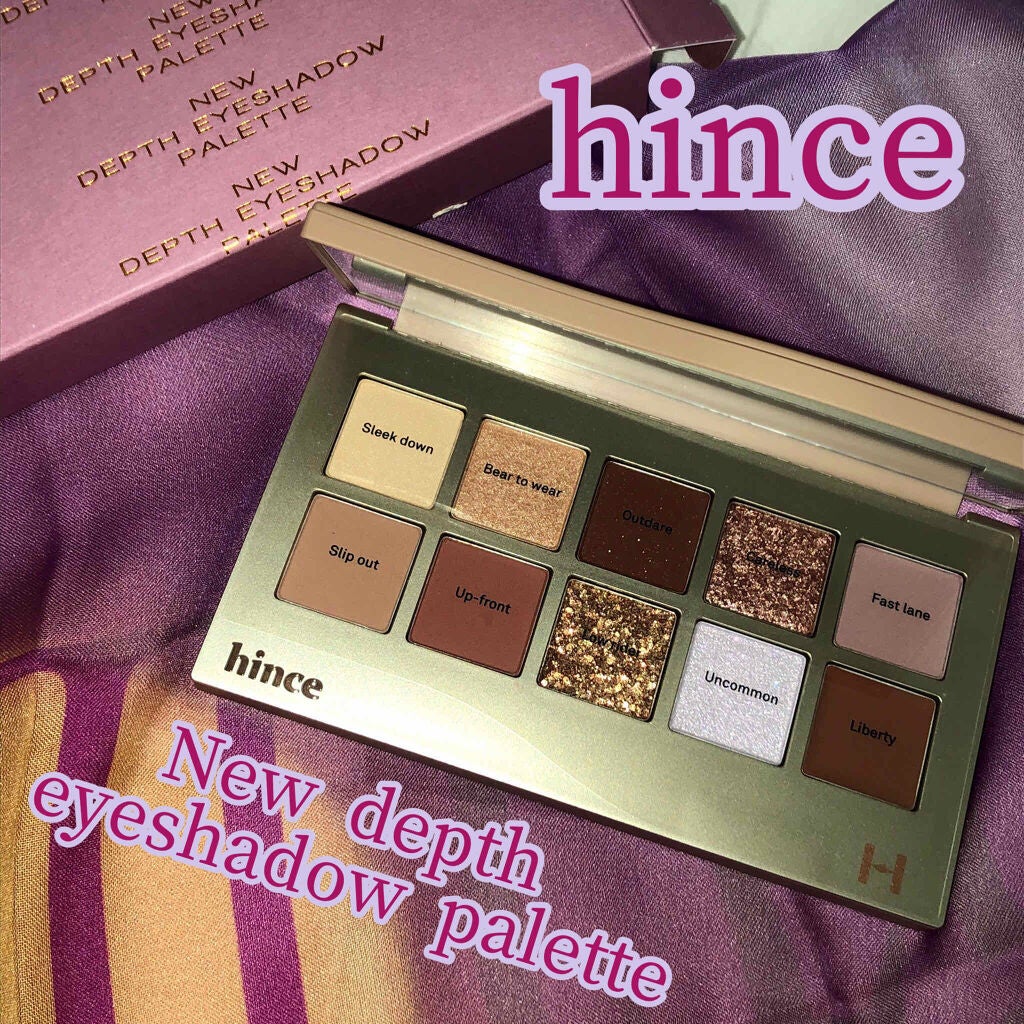 ニューデップスアイシャドウパレット/hince/アイシャドウパレットを使ったクチコミ(1枚目)