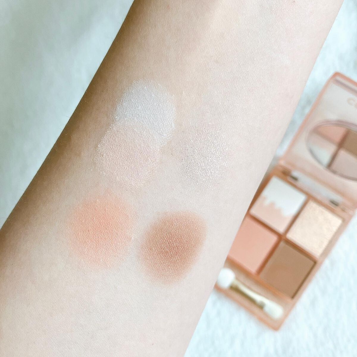 四色アイシャドウパレット/COLORKEY/アイシャドウパレットを使ったクチコミ(4枚目)