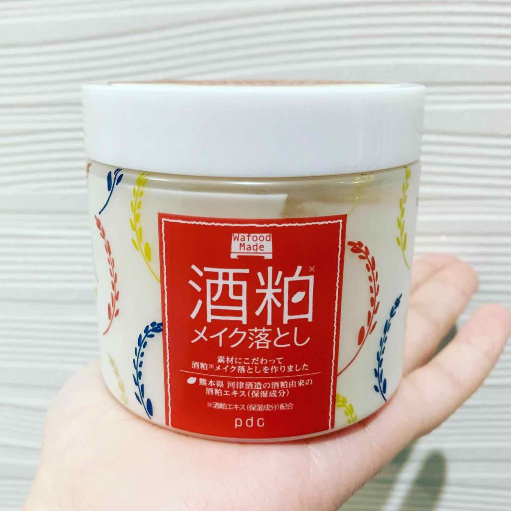 ワフードメイド　酒粕メイク落とし/pdc/クレンジングクリームを使ったクチコミ（1枚目）