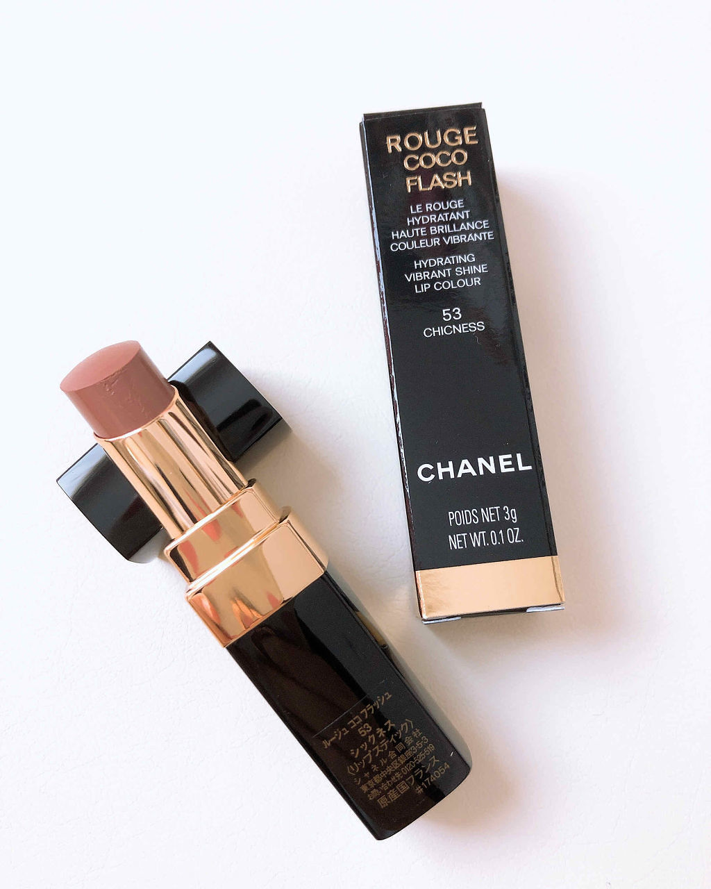ルージュ ココ フラッシュ 53 シックネス/CHANEL/口紅を使ったクチコミ（1枚目）