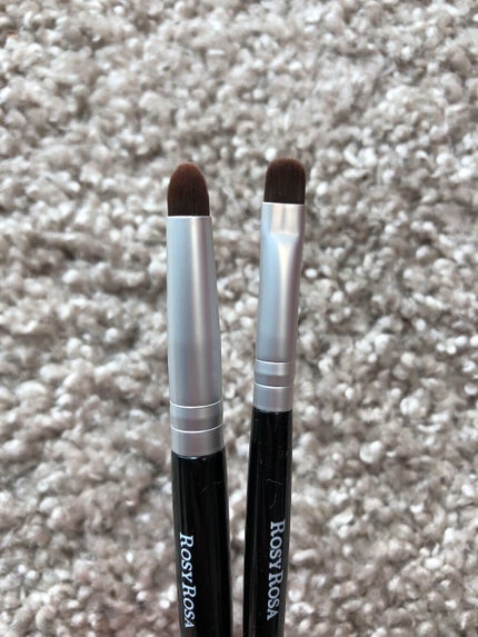 ポイントメイクアップブラシセット/ロージーローザ/メイクブラシを使ったクチコミ(3枚目)
