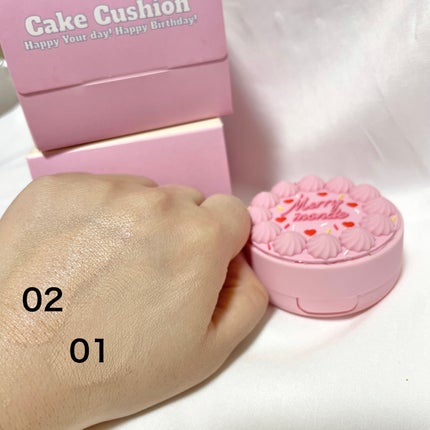 ハッピーユアデイクッション/Merrymonde/クッションファンデーションを使ったクチコミ(4枚目)