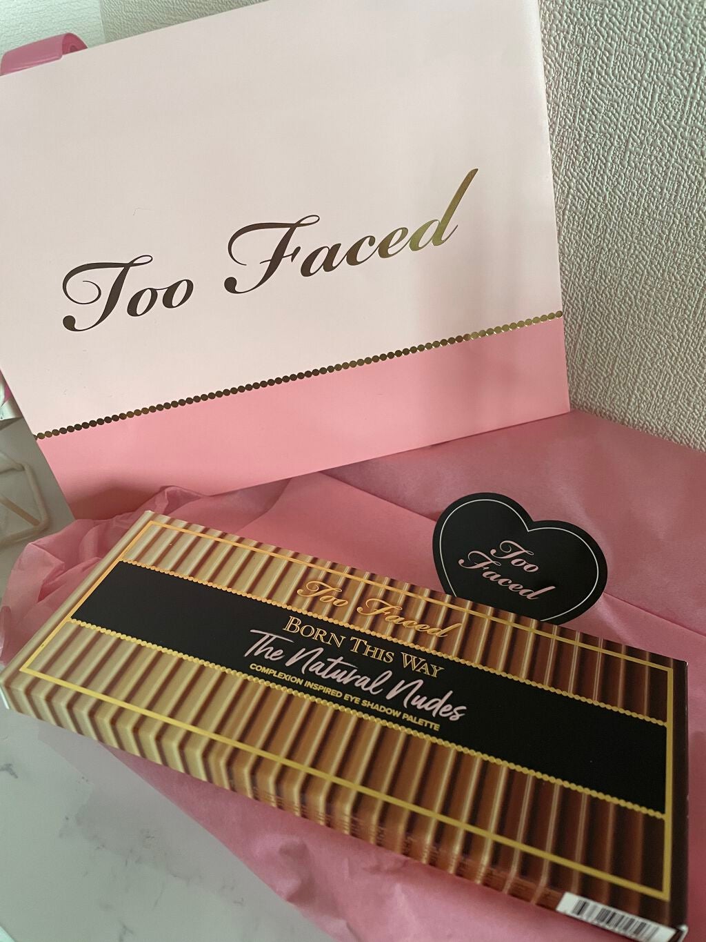 ボーン ディス ウェイ ザ ナチュラル ヌード アイシャドウ パレット/Too Faced/アイシャドウパレットを使ったクチコミ(3枚目)
