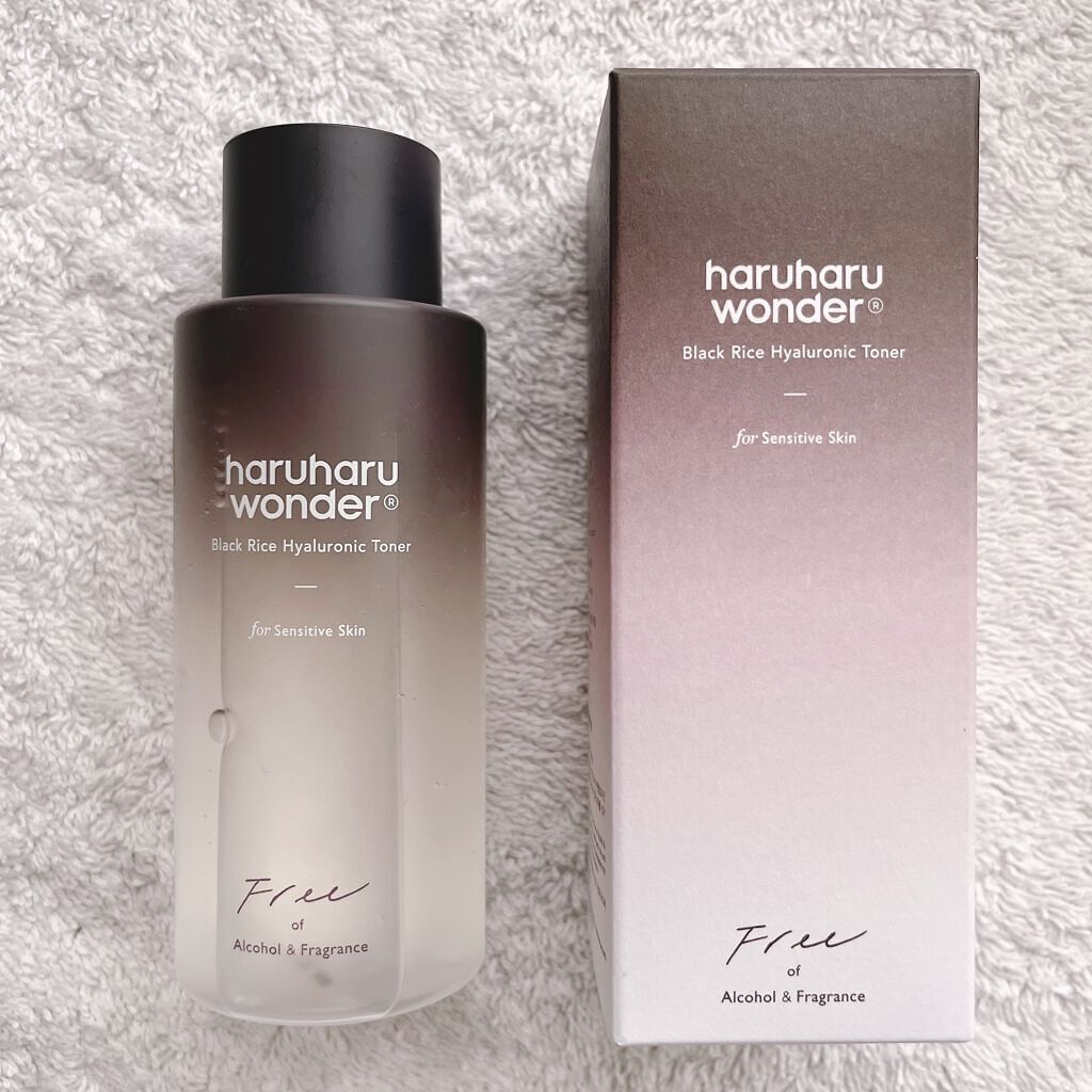 ブラックライス ヒアルロニックトナー/haruharu wonder/化粧水を使ったクチコミ（1枚目）