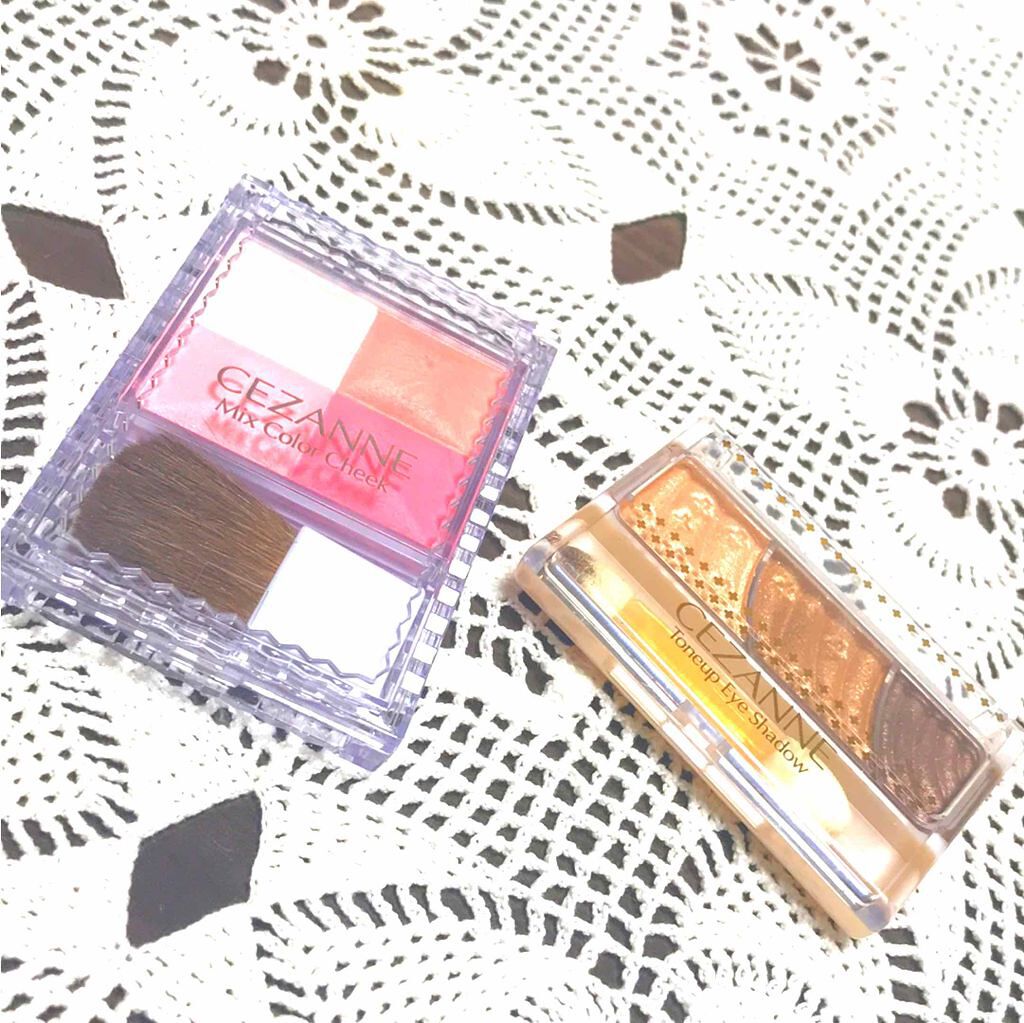 トーンアップアイシャドウ/CEZANNE/アイシャドウパレットを使ったクチコミ（1枚目）