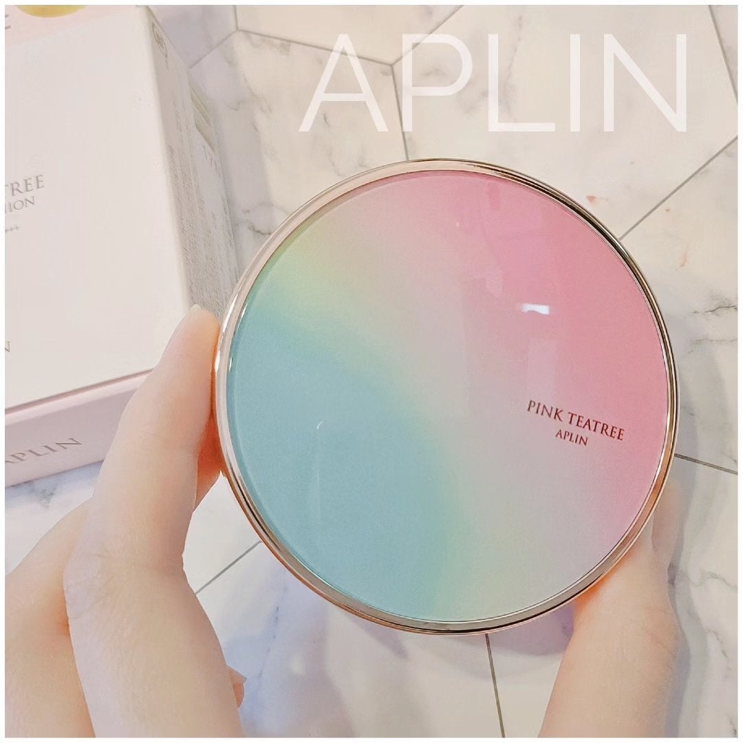 ピンクティーツリーカバークッション/APLIN/クッションファンデーションを使ったクチコミ(1枚目)