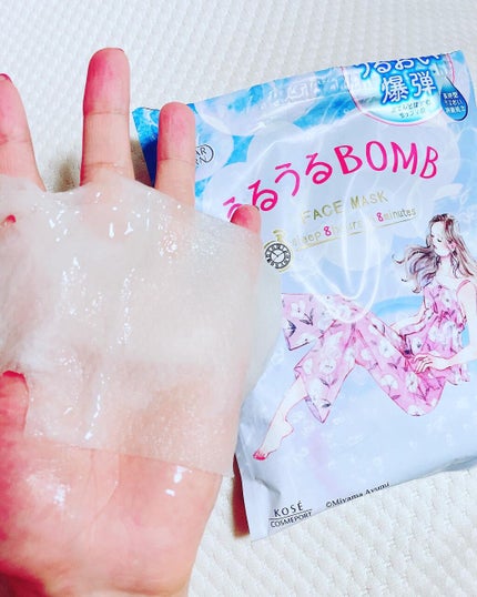 うるうるBOMBマスク/クリアターン/シートマスク・パックを使ったクチコミ(2枚目)