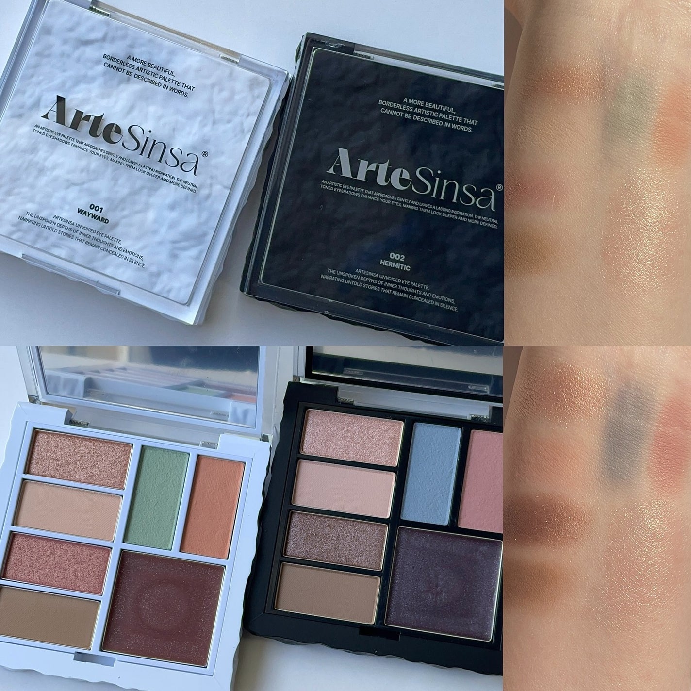 アンボイスドアイシャドウパレット/ArteSinsa/アイシャドウパレットを使ったクチコミ(1枚目)