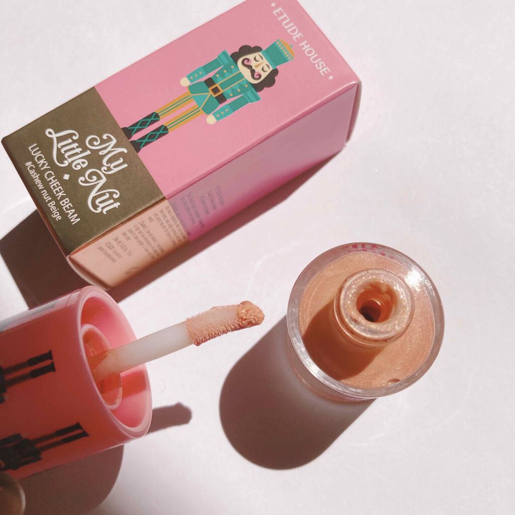 マイリトルナッツ ラッキーチークビーム/ETUDE/リキッドチークを使ったクチコミ(3枚目)