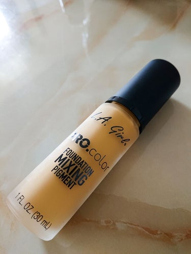 PRO.color Foundation Mixing Pigment/L.A.COLORS/リキッドファンデーションを使ったクチコミ（1枚目）