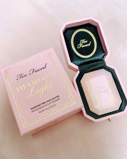 ダイヤモンドライト マルチユース ハイライター ファンシー ピンク/Too Faced/パウダーハイライトを使ったクチコミ(1枚目)
