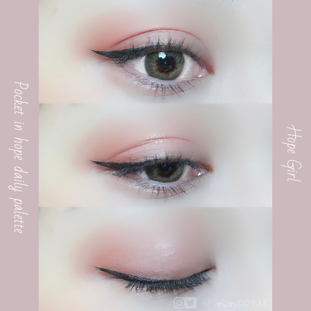 Pocket in Hope daily palette/Hope Girl/アイシャドウパレットを使ったクチコミ(5枚目)