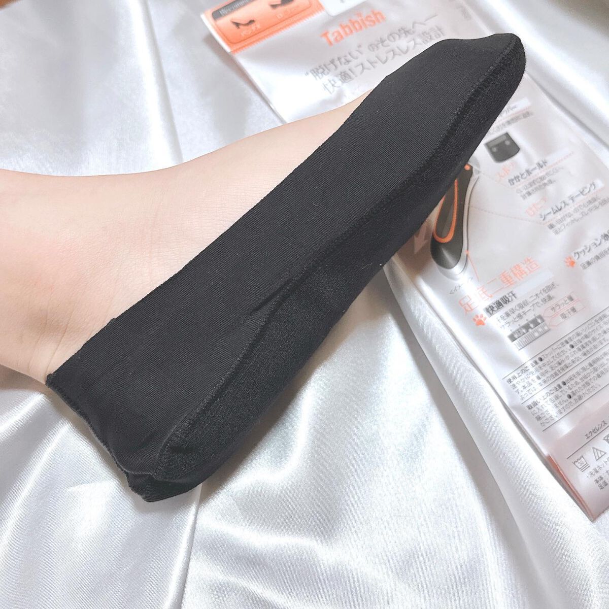 excellence Tabbish フットカバー(浅履き先丸型) /excellence/その他を使ったクチコミ(5枚目)