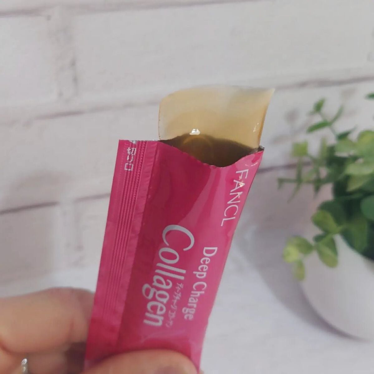 ディープチャージ コラーゲン スティックゼリー/ファンケル/美容サプリメントを使ったクチコミ(4枚目)