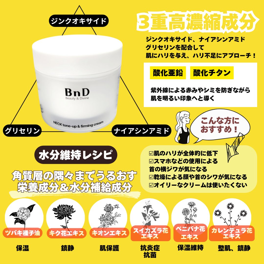 BnD ネックアイロン トーンアップ クリーム/BnD/ネック・デコルテケアを使ったクチコミ（2枚目）