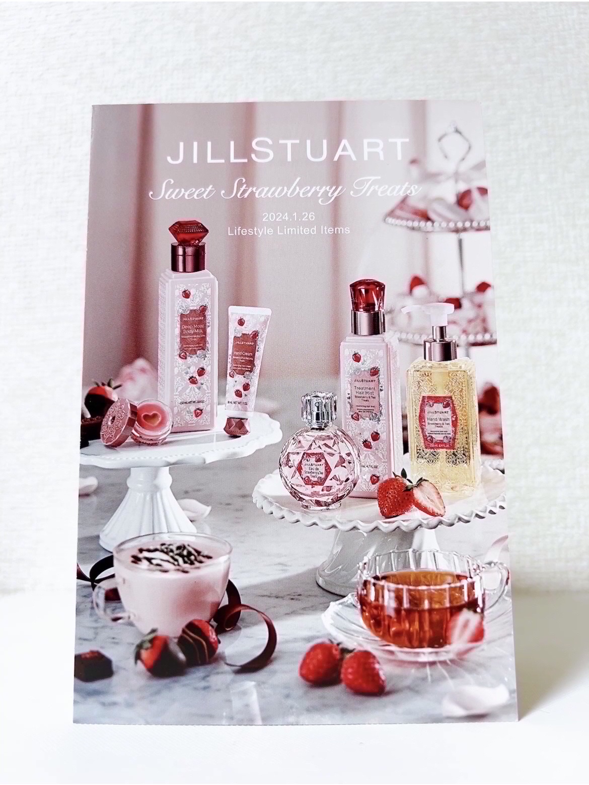 ジルスチュアート ディープモイストボディミルク ストロベリー ショコララテ トリーツ/JILL STUART/ボディミルクを使ったクチコミ（2枚目）
