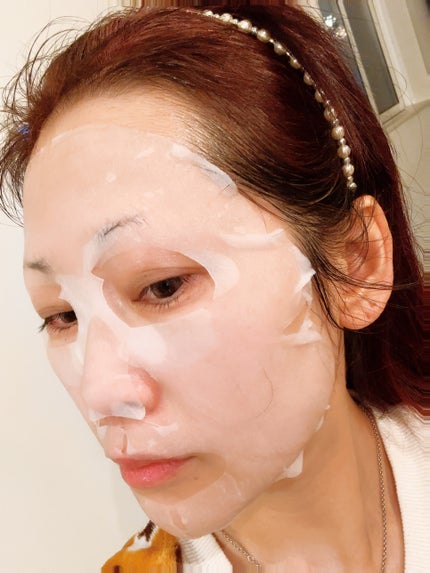 ちゃんまぃ on LIPS 「愛と華麗な涙透潤密着マスク(フェイシャルエッセンスマスク)美容..」(6枚目)