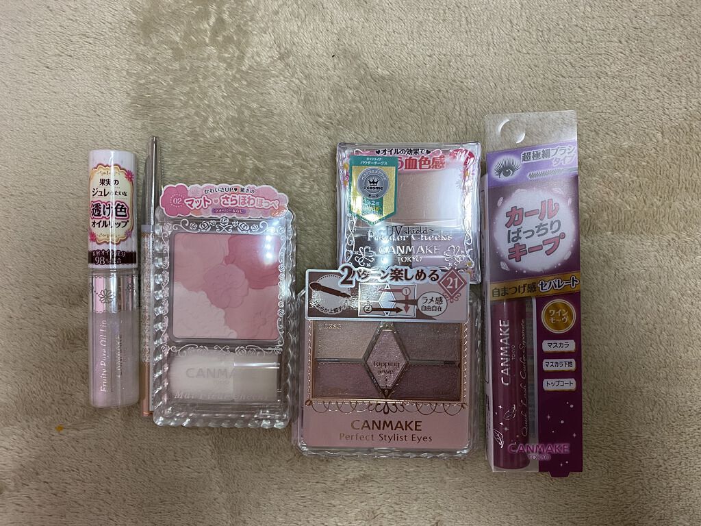 福袋 2021/キャンメイク/メイクアップキットを使ったクチコミ（2枚目）