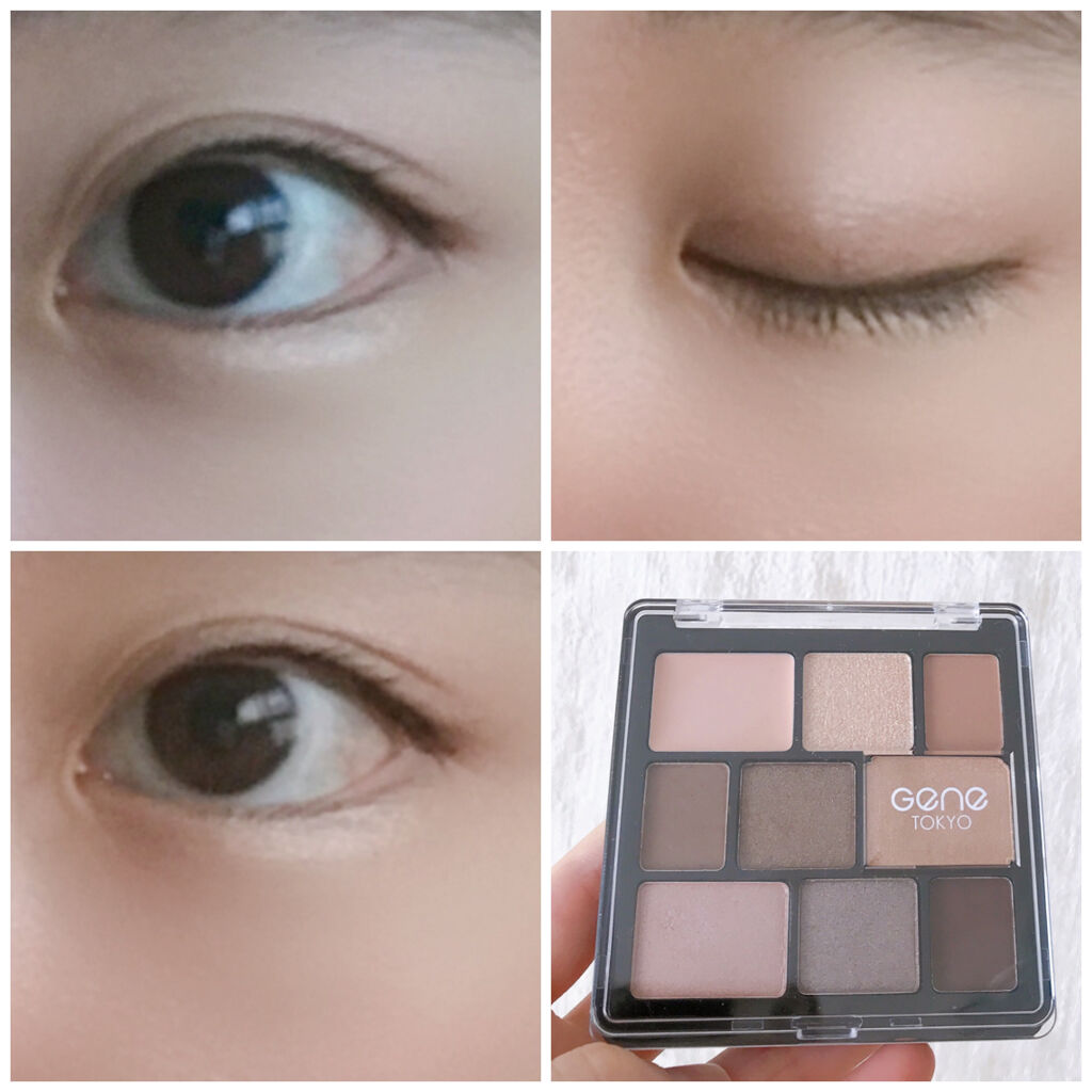 ムードアイシャドウパレット/GENE TOKYO/アイシャドウパレットを使ったクチコミ（2枚目）