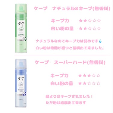 ナチュラル＆キープ 無香料 180g/ケープ/ヘアスプレー・ヘアミストを使ったクチコミ（2枚目）