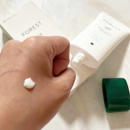 フォレスト エッセンスサンクリーム/FoRest by Greenfinger/日焼け止めローションを使ったクチコミ(4枚目)