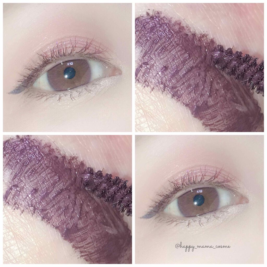 ロング＆カラード ラッシュ LC03 プルーン/excel/マスカラを使ったクチコミ（3枚目）